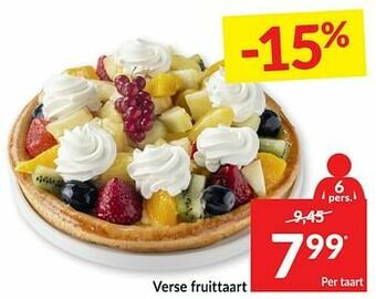 Verse fruittaart