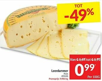 Intermarché Leerdammer kaas aanbieding