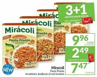 Miracoli pasta pronto arrabbiata, basilicum of met kruiden