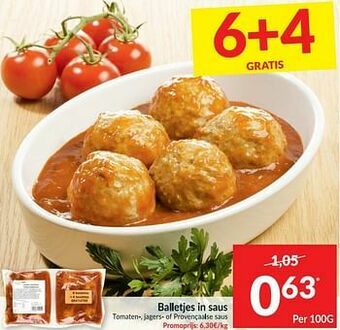 Intermarché Balletjes in saus aanbieding