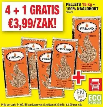 Hubo Pellets naaldhout aanbieding