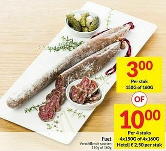 Intermarché Fuet aanbieding