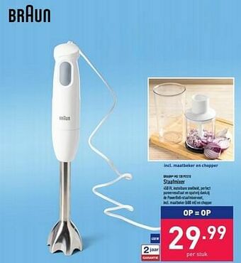 ALDI Braun mq 120 pesto staafmixer aanbieding