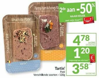 Intermarché Tartin` paté aanbieding