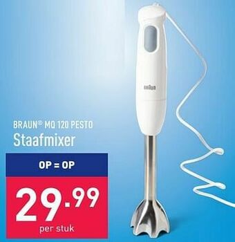 Braun mq 120 pesto staafmixer