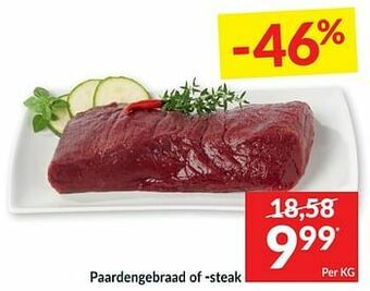 Intermarché Paardengebraad of -steak aanbieding