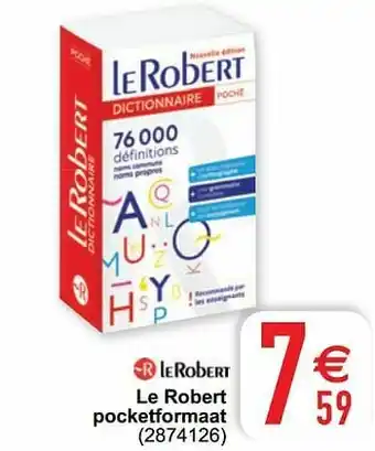 Cora Le robert pocketformaat aanbieding
