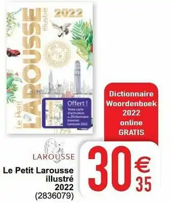 Cora Le petit larousse illustré 2022 aanbieding