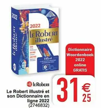 Cora Le robert illustré et son dictionnaire en ligne 2022 aanbieding