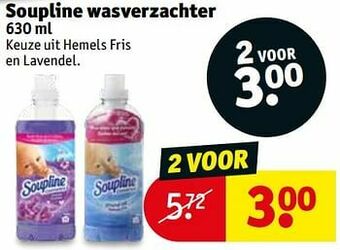 Kruidvat Soupline wasverzachter aanbieding