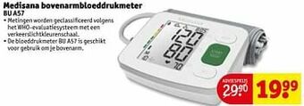 Kruidvat Medisana bovenarmbloeddrukmeter bu a57 aanbieding