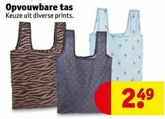 Kruidvat Opvouwbare tas aanbieding