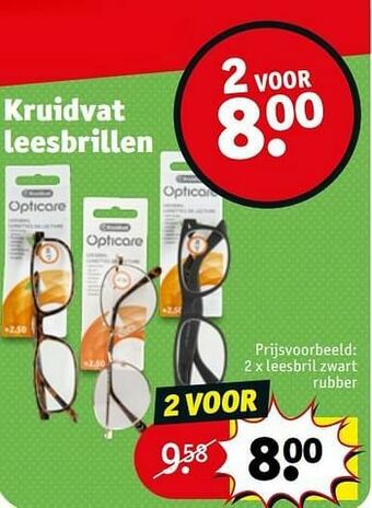 Kruidvat Leesbril zwart rubber aanbieding
