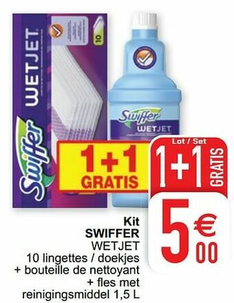 Cora Kit swiffer wetjet aanbieding
