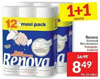 Intermarché Renova keukenrol flexi absorption aanbieding