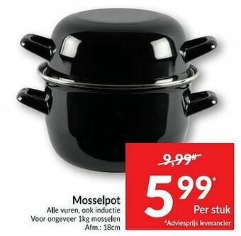 Intermarché Mosselpot aanbieding