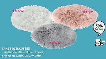 Jysk Taks stoelkussen aanbieding