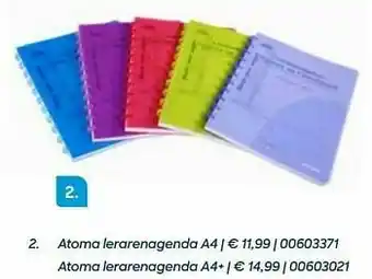 AVA Atoma lerarenagenda a4 aanbieding