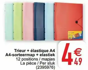 Cora Trieur + élastique a4 a4-sorteermap + elastiek aanbieding