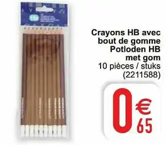 Cora Crayons hb avec bout de gomme potloden hb met gom aanbieding