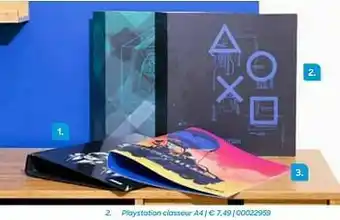 Playstation classeur a4