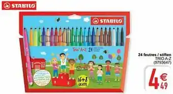 Cora 24 feutres - stiften trio a-z aanbieding