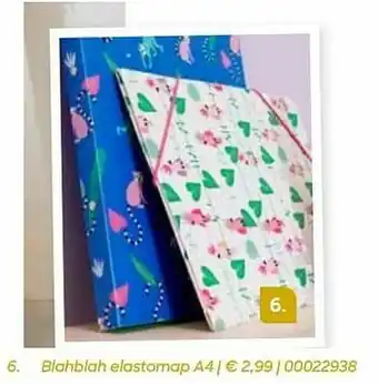 AVA Blahblah elastomap a4 aanbieding