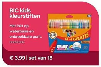 AVA Bic kids kleurstiften aanbieding