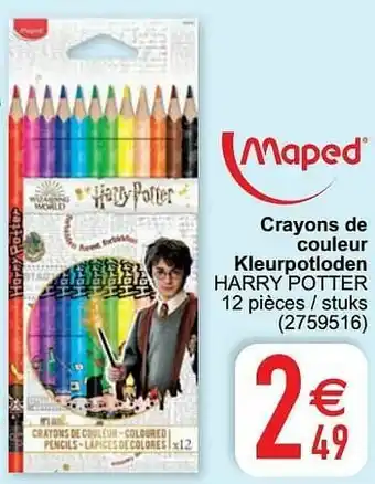 Cora Crayons de couleur kleurpotloden harry potter aanbieding