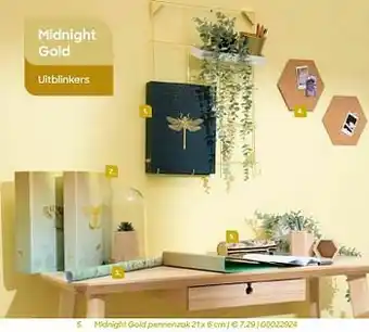 AVA Midnight gold pennenzak aanbieding