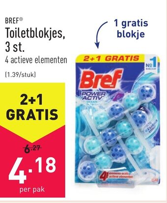 ALDI Bref Toiletblokjes, 3 st. aanbieding