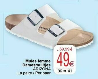 Cora Mules femme damesmuiltjes arizona aanbieding