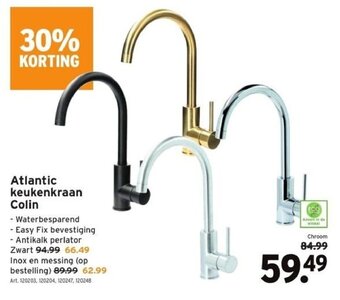 GAMMA Atlantic keukenkraan Colin aanbieding