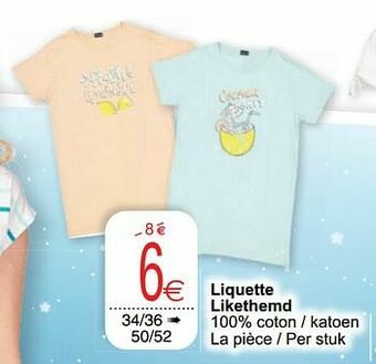 Cora Liquette likethemd aanbieding