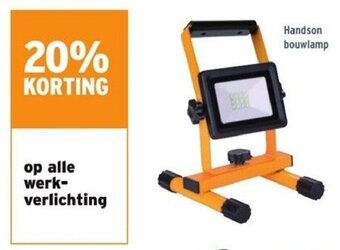 GAMMA Handson bouwlamp aanbieding