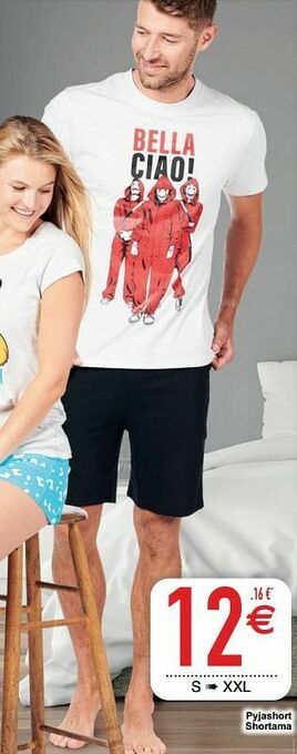 Cora Pyjashort shortama aanbieding