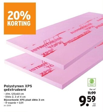 GAMMA Polystyreen XPS geextrudeerd aanbieding