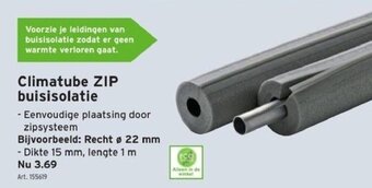 GAMMA Climatube ZIP buisisolatie aanbieding