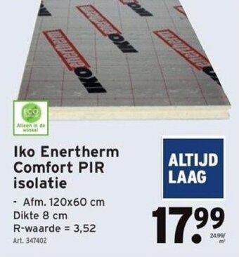 GAMMA Iko Enertherm Comfort PIR isolatie aanbieding