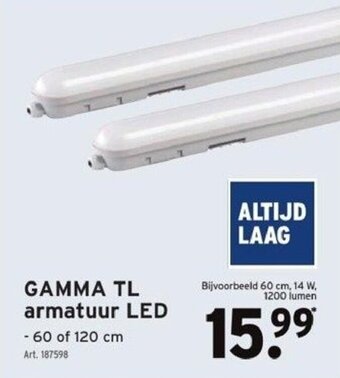 GAMMA Gamma TL armatuur LED aanbieding