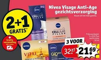 Kruidvat Q10 plus nachtcrème aanbieding