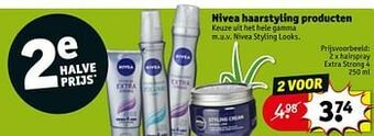Kruidvat Hairspray extra strong 4 aanbieding