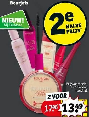 Kruidvat Second nagellak aanbieding