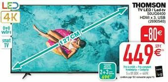 Cora Thomson tv led - led-tv 50ug6400 aanbieding