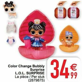 Cora Color change bubbly surprise l.o.l. surprise aanbieding