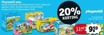 Kruidvat Playmobil sets aanbieding