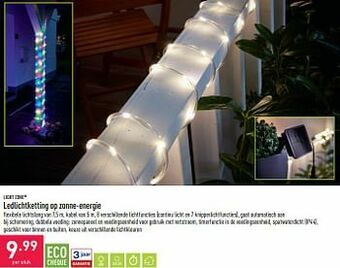 ALDI Ledlichtketting op zonne-energie aanbieding
