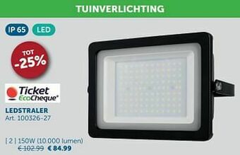 Ledstraler 150 w