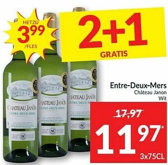 Intermarché Entre-deux-mers château janon wit aanbieding