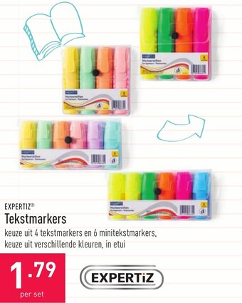 ALDI Expertiz Tekstmarkers aanbieding